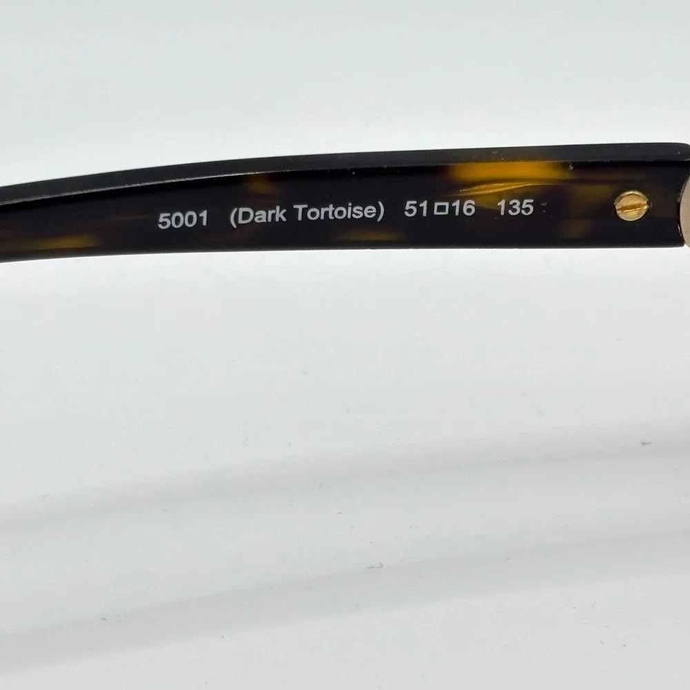 Dark Academia Eyeglasses Coach Kinslee HC 6037 51mm Dark Tortoise Acetate Gold